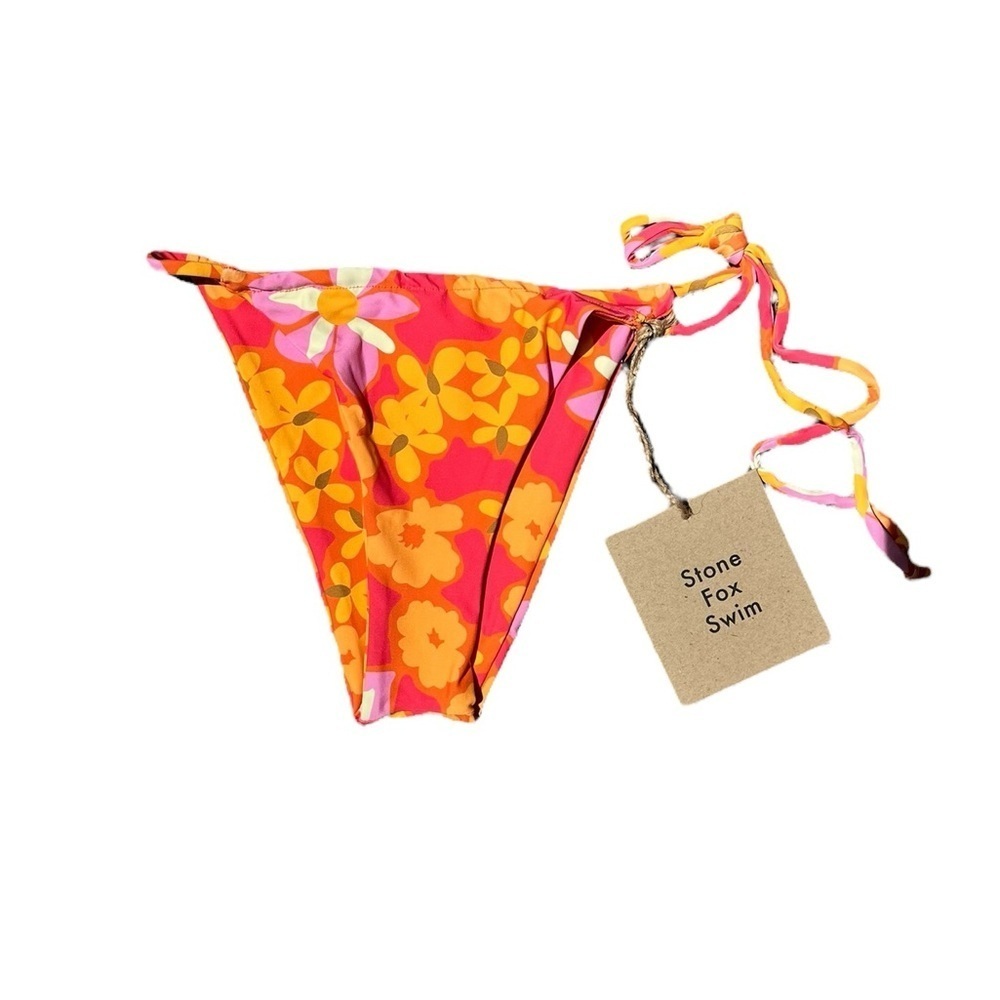 🌻NEW w.tags REVOLVE Stone Fox Swim Lei Lei River Cheeky Bikini Size XL